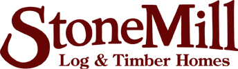 Stonemill Log & Timber Homes Logo
