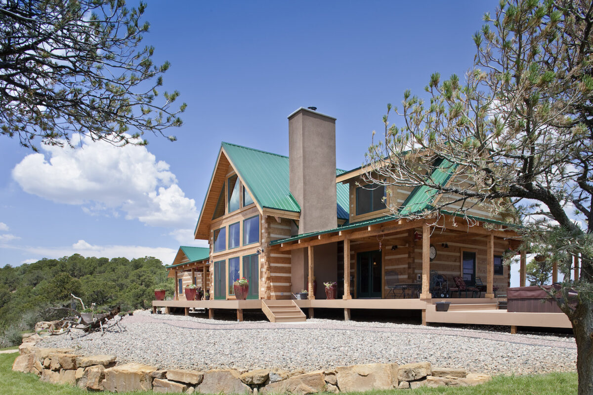stone mill log homes