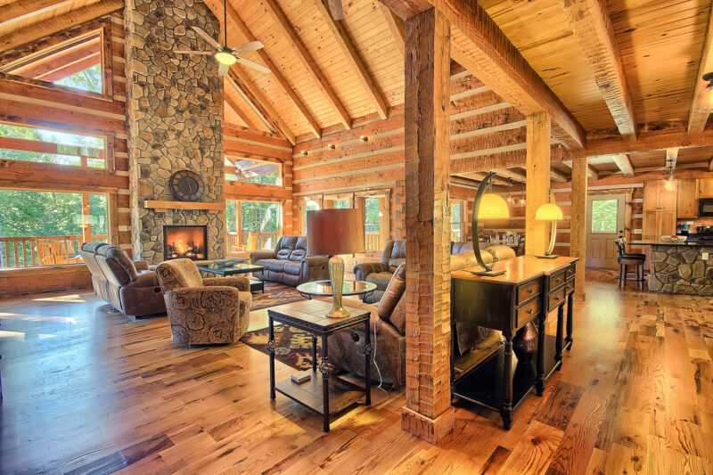 Great Rooms – Stonemill Log & Timber Homes