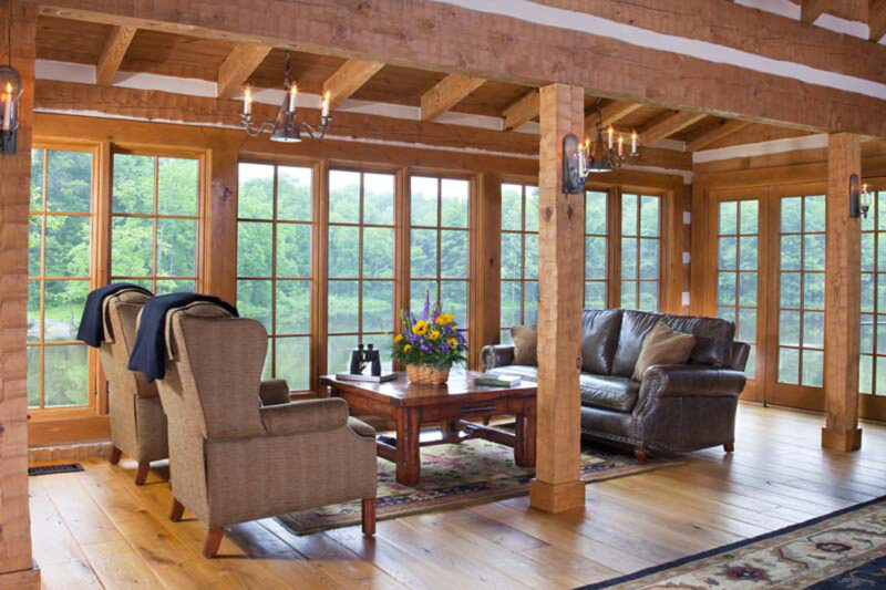 Great Rooms – Stonemill Log & Timber Homes