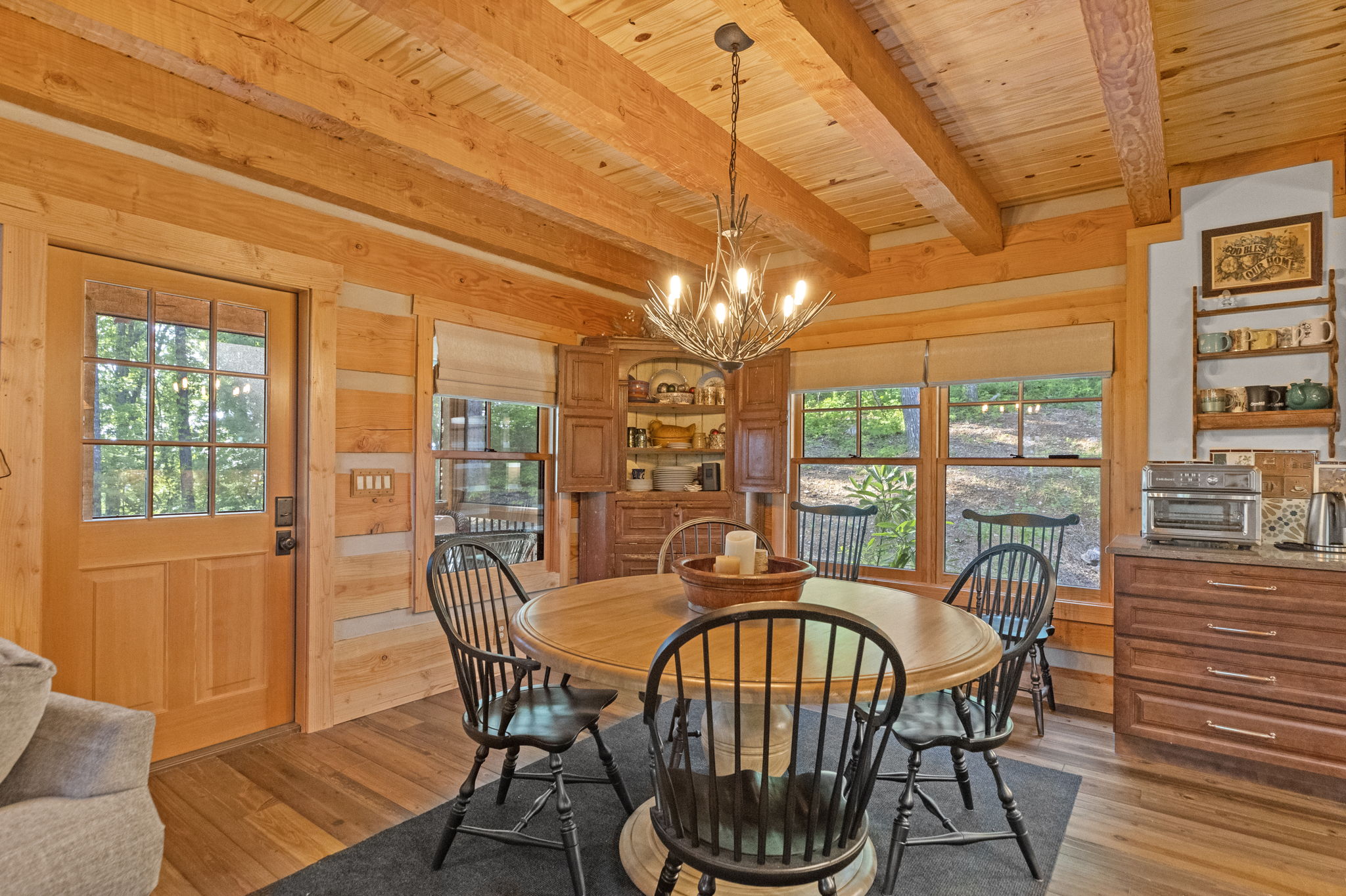 Green Modified Springcrest – Stonemill Log & Timber Homes