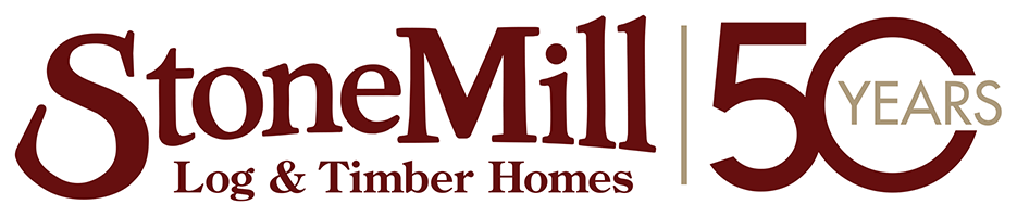 Stonemill Log & Timber Homes Logo